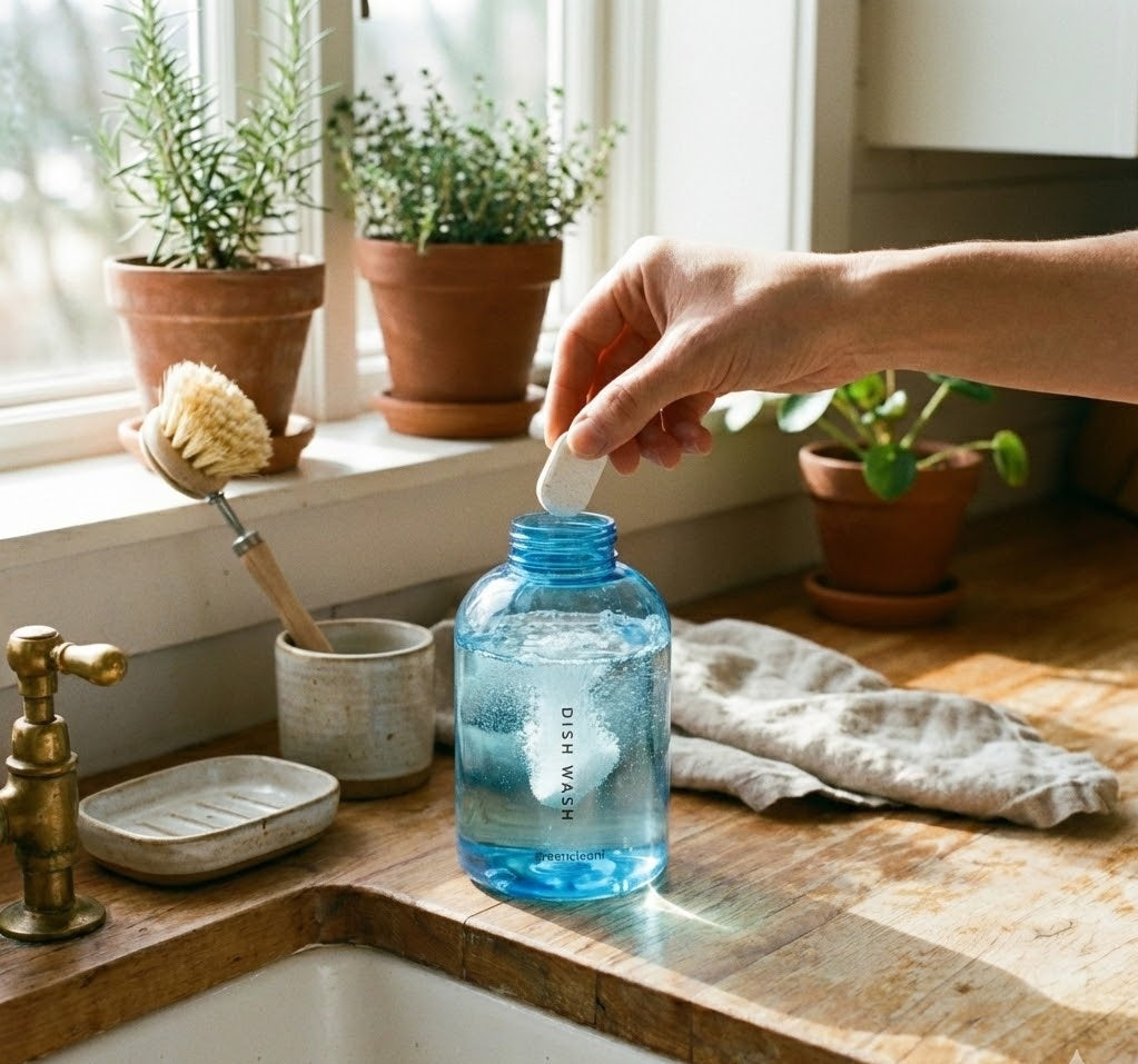 Reusable Dishwashing Soap Pump Bottle